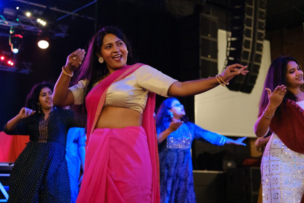 Dance performance at Diwali