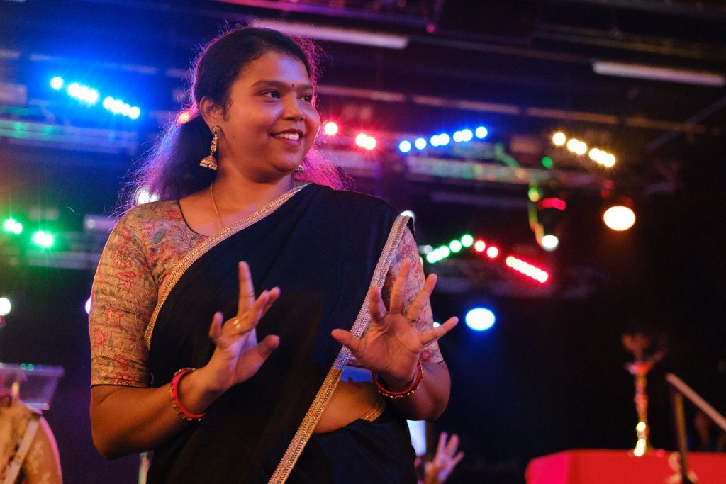Dance performance at Diwali