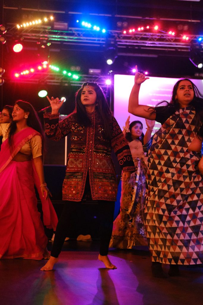 Dance performance at diwali